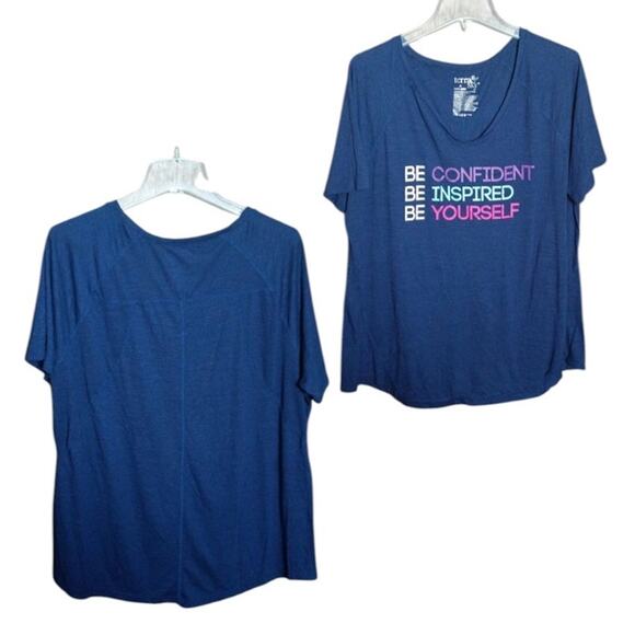 Lot of 3: Bundle Short Sleeve T-shirts Women 1x Knit Lightweight Casual Shirts - Picture 8 of 10